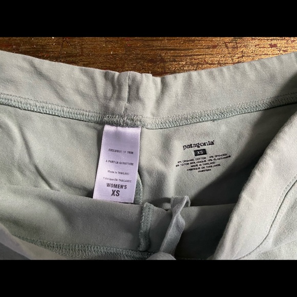 Patagonia Vintage Spandex Shorts Seafoam green - Picture 3 of 6